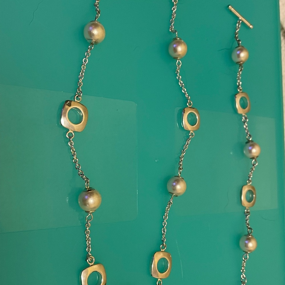 Tiffany sterling silver pearl